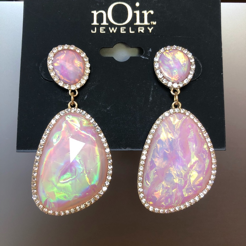 nOir Stone Jewelry Earrings